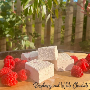 Raspberry White Chocolate Marshmallows